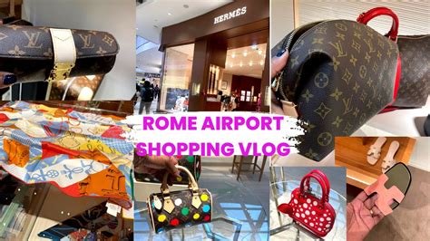 louis vuitton rome airport|stores in rome airport.